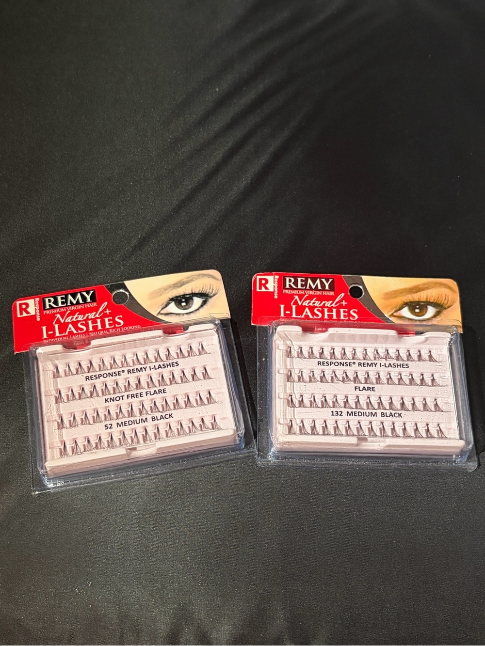 Remy Natural I-Lashes Medium Black (2 Packs)